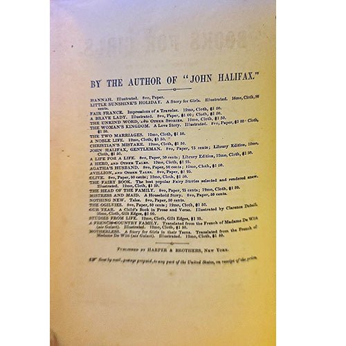 Twenty Years Ago Books for Girls – rare, vintage, or collectible item from Deb’s Book Paradise