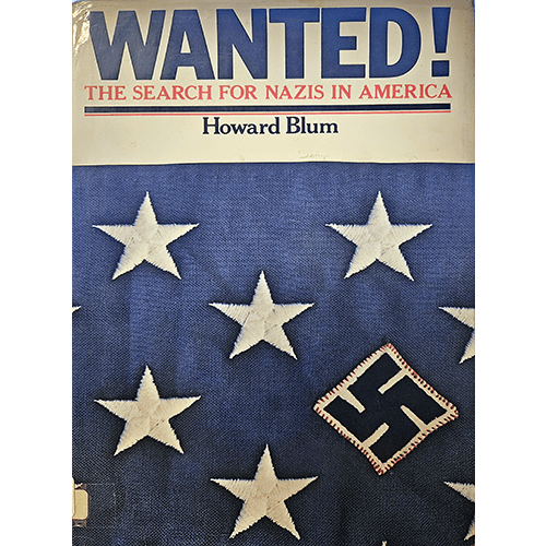 Wanted! the search for Nazis in America – rare and collectible book from Deb’s Rare Books