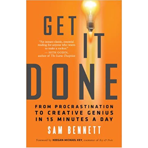 Get It Done: From Procrastination to Creative Genius in 15 Minutes a Day Paperback – rare and collectible book from Deb’s Rare Books