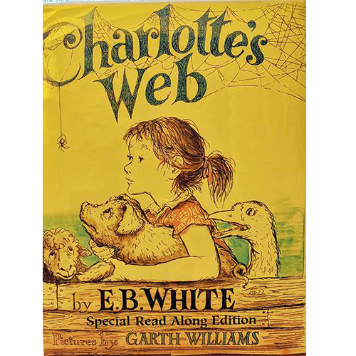 Charlotte's Web - EB White - Ilustrated by Garth Williams - Hardcover Read Along Edition – rare and collectible book from Deb’s Rare Books