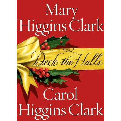 Cover of He Sees You When You're Sleeping by Mary & Carol Higgins Clark, festive design in red and green with angel illustration. Like new hardcover.
