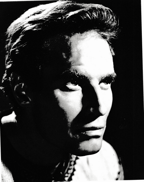 Charlton Heston Headshot for framing