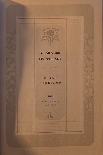 Clara and Mr. Tiffany – rare, vintage, or collectible item from Deb’s Book Paradise