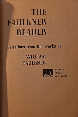 The Faulkner Reader – rare, vintage, or collectible item from Deb’s Book Paradise