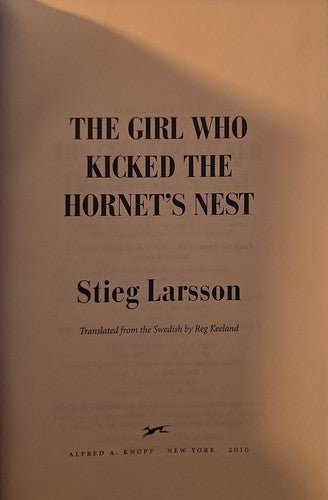 The Girl Who Kicked the Hornet’s Nest – rare, vintage, or collectible item from Deb’s Book Paradise