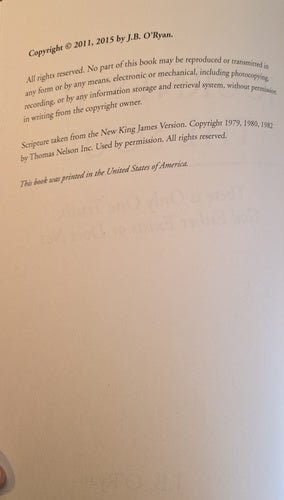 Journey to the Soul copyright page