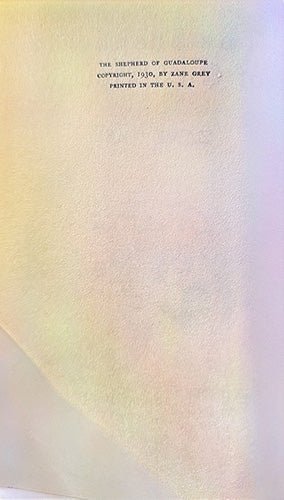 The Shepherd of Guadalupe by Zane Grey – rare, vintage, or collectible item from Deb’s Book Paradise