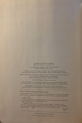 A Child’s Garden of Verses – rare, vintage, or collectible item from Deb’s Book Paradise