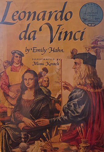 Leonardo da Vinci — Emily Hahn (Landmark Books – rare, vintage, or collectible item from Deb’s Book Paradise