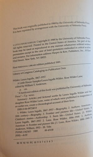 Book page with text and copyright information