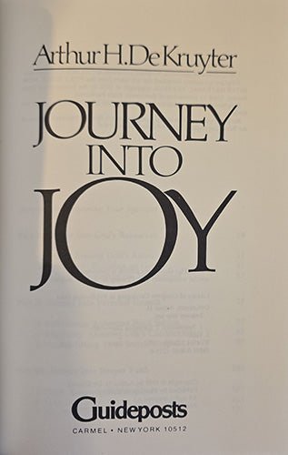Title page of Journey into Joy Guideposts edition
