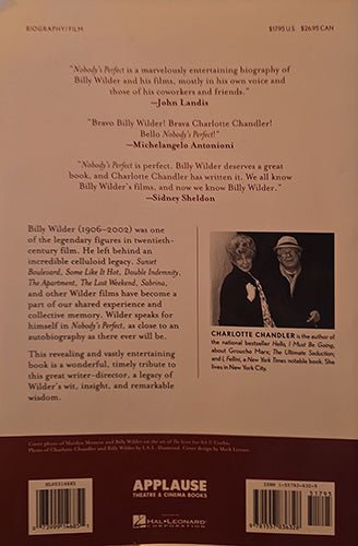Nobody’s Perfect: Billy Wilder – A Personal Biography – rare, vintage, or collectible item from Deb’s Book Paradise