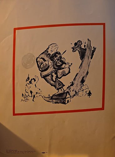 Zero Mostel in Fiddler on the Roof – Original Broadway Program – rare, vintage, or collectible item from Deb’s Book Paradise