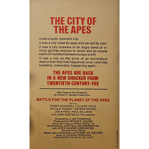 Battle for The Planet of the Apes