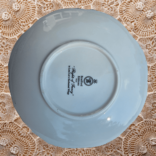 Bradford Editions “Flight of Fancy” Teacup & Saucer – Collectible Bone China