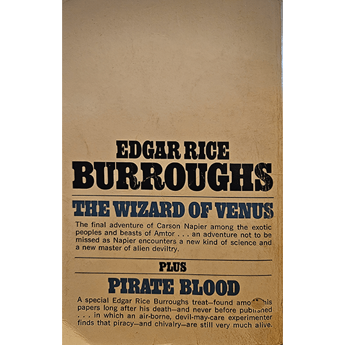 Edgar Rice Burroughs The Wizard of Venus