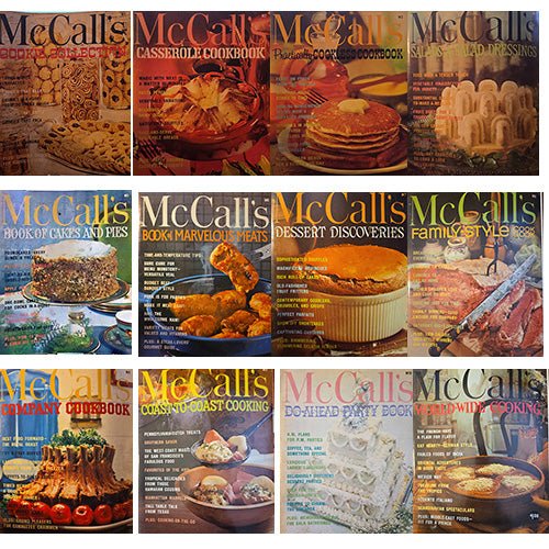 McCall’s Cookbook Collection, Volumes 1–12 — Complete Set with Original Container – rare, vintage, or collectible item from Deb’s Book Paradise