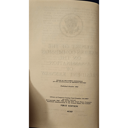 The Assassination of President Kennedy: The Warren Commission Report