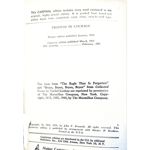 Text on a white background with 'Cardinal' edition information
