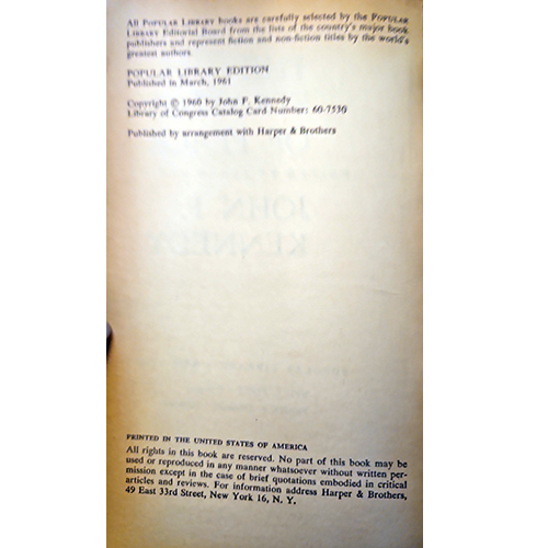 Bundle John F. Kennedy Books