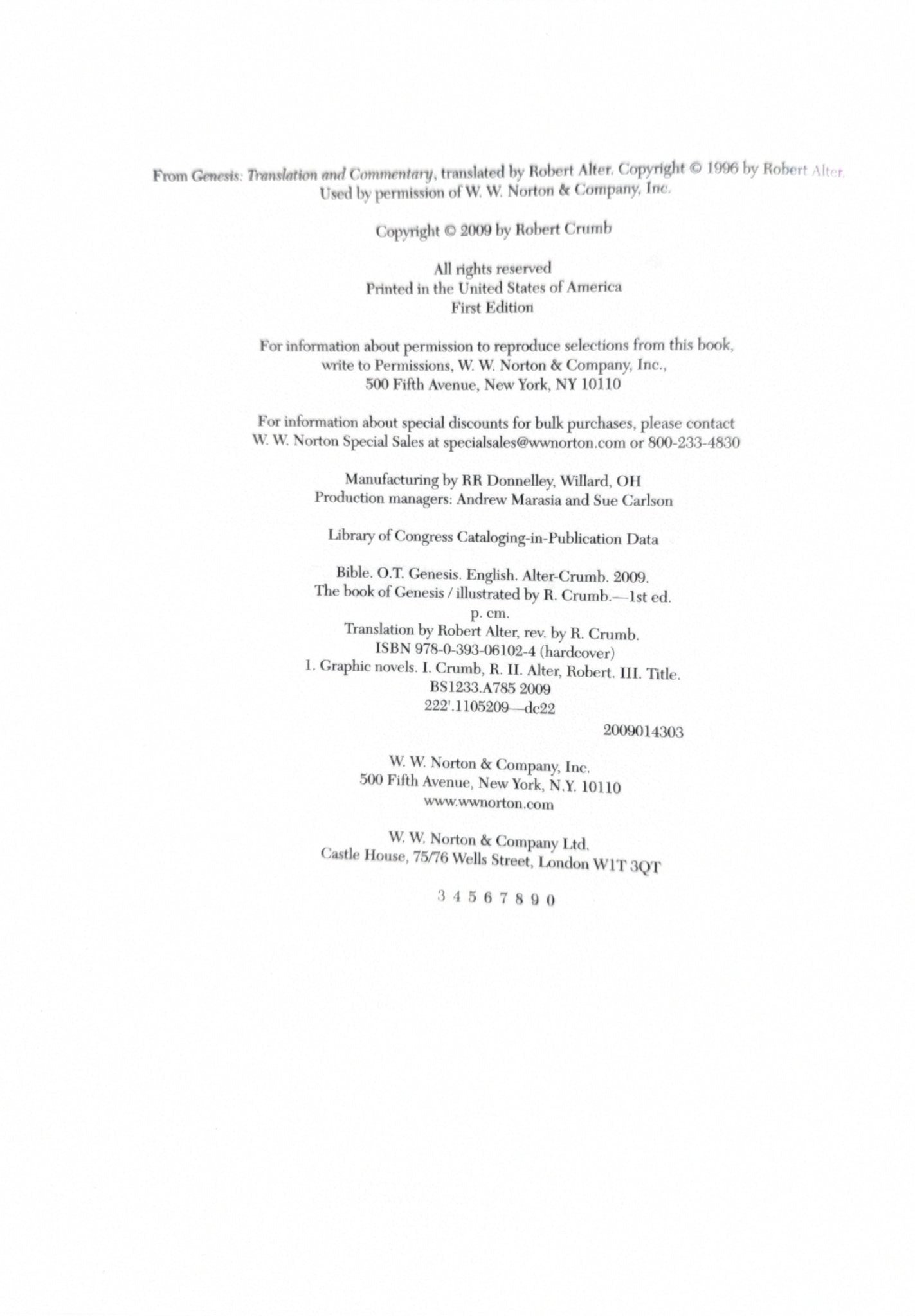 The Book of Genesis Illustrated — R. Crumb (2009 First Edition, First Printing, Near Fine in Brodart) – rare, vintage, or collectible item from Deb’s Book Paradise