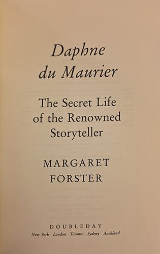 Daphne du Maurier: The Secret Life of the Renowned Storyteller – rare, vintage, or collectible item from Deb’s Book Paradise