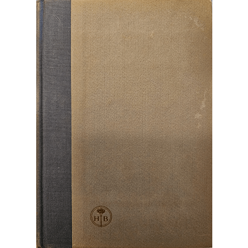 Vintage hardcover with gray cloth boards, featuring an embossed Harper & Brothers emblem. The cover has an elegant, understated design with slight wear. Signed by the author, adding collectible value.