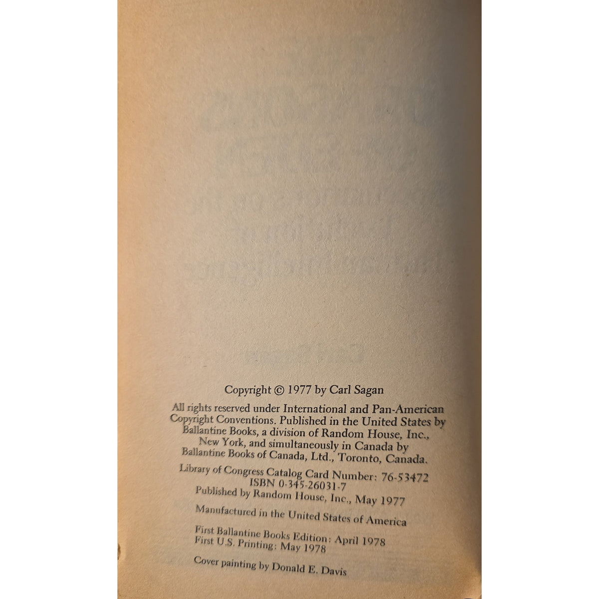 Theprinted copyright and publication details on a beige background.