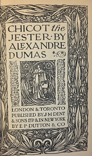 Chicot the Jester By Alexandre Dumas, author of The Three Musketeers – rare, vintage, or collectible item from Deb’s Book Paradise