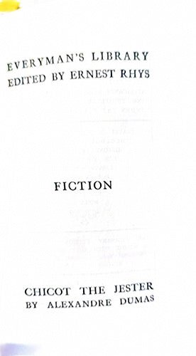 Chicot the Jester By Alexandre Dumas, author of The Three Musketeers – rare, vintage, or collectible item from Deb’s Book Paradise