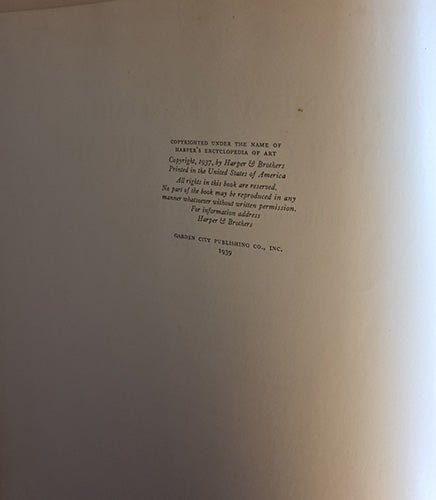 Encyclopedia of Art — Élie Faure & Contributors | 1939 Garden City Hardcover | Illustrated Art History – rare, vintage, or collectible item from Deb’s Book Paradise