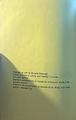 The Fixer — Bernard Malamud (1966 First Edition) – rare, vintage, or collectible item from Deb’s Book Paradise