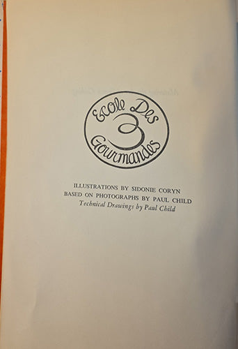Title page of Mastering the Art of French Cooking, Volume Two by Julia Child and Simone Beck.