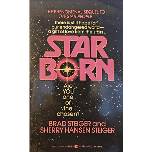 Book cover of 'Star Born' with space-themed design and text.