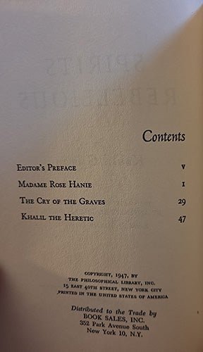 Kahlil Gibran Spiritual Classics Trio — The Prophet, Jesus the Son of Man, & Spirits Rebellious (Vintage Editions, Preserved & Curated) – rare, vintage, or collectible item from Deb’s Book Paradise