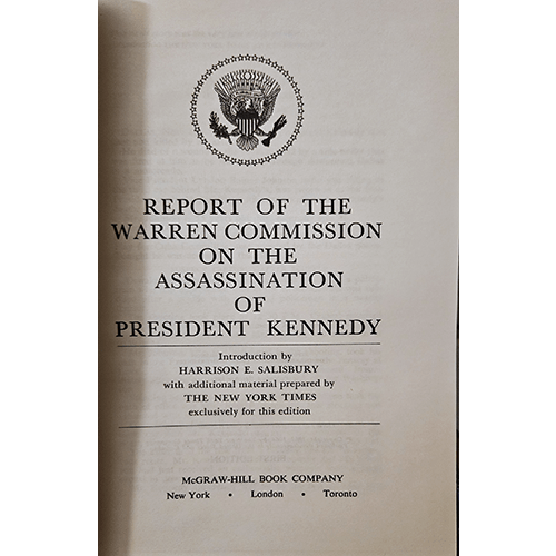 The Assassination of President Kennedy: The Warren Commission Report