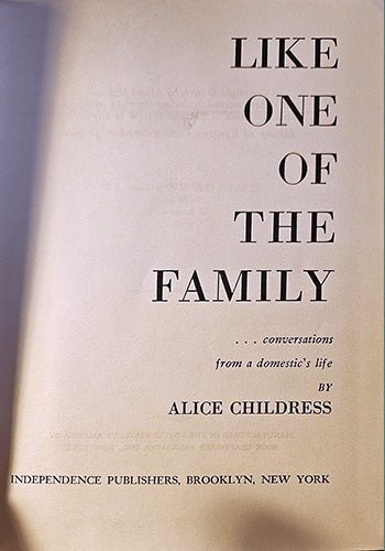 Like One of the Family: Conversations from a domestic's life – rare, vintage, or collectible item from Deb’s Book Paradise