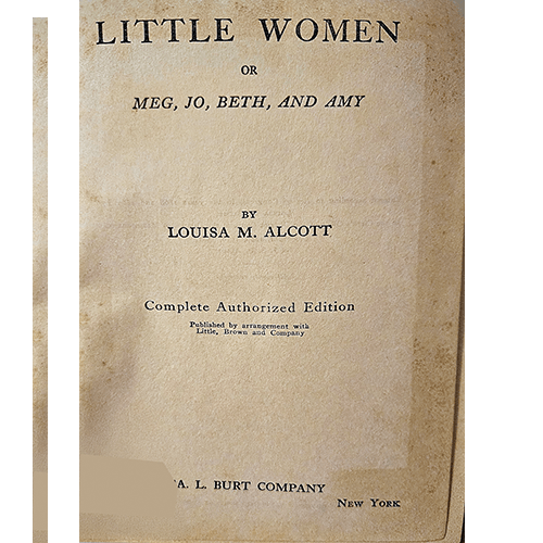 Louisa M. Alcott: Little Women