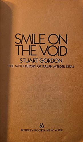 Smile on the Void: The Mythhistory of Ralph M'Botu Kitaj
