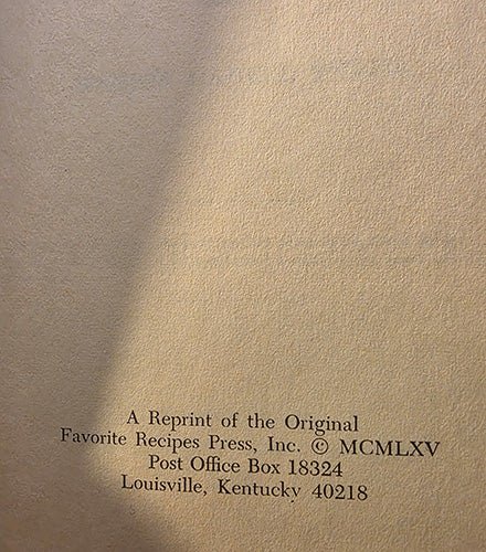 Housekeeping in Old Virginia — 1965 Facsimile Reprint of the 1879 Edition – rare, vintage, or collectible item from Deb’s Book Paradise