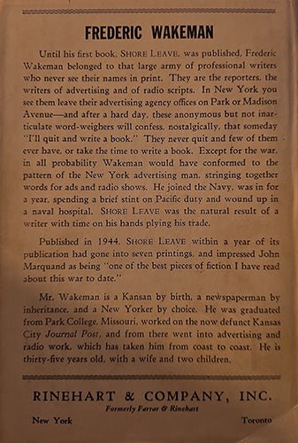 Frederic Wakeman’s 1946 bestseller The Hucksters, – rare, vintage, or collectible item from Deb’s Book Paradise