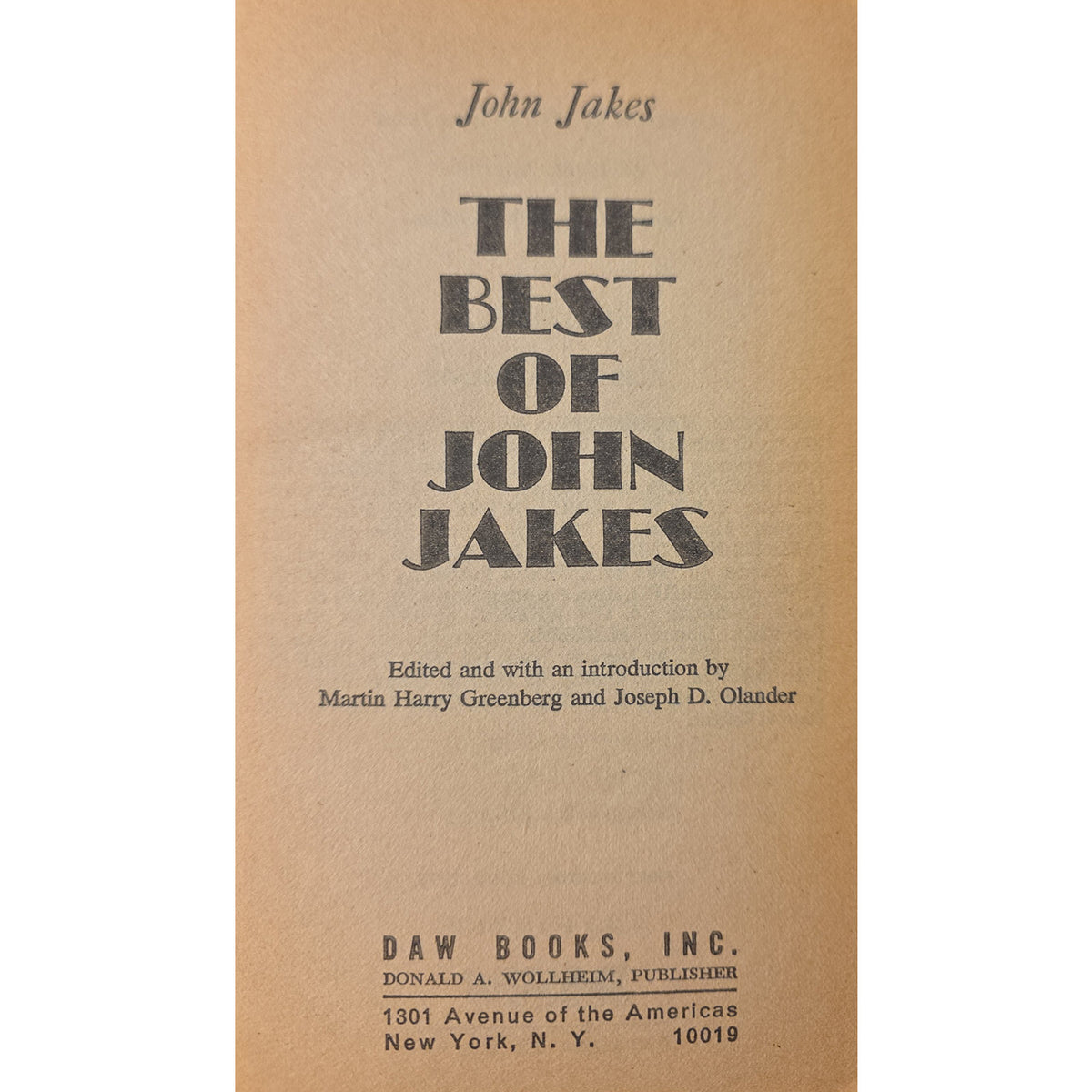 The Best of John Jakes
