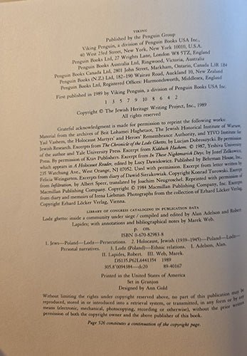 Lódz Ghetto: Inside a Community Under Siege – rare, vintage, or collectible item from Deb’s Book Paradise