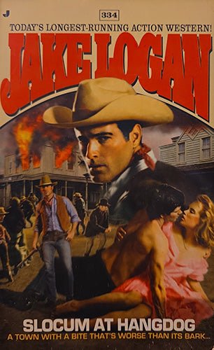 Vintage Western Action Bundle – Jake Logan Slocum First Jove Editions (Set of 5) – rare, vintage, or collectible item from Deb’s Book Paradise