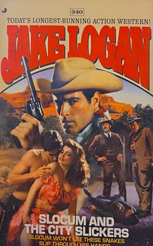 Vintage Western Action Bundle – Jake Logan Slocum First Jove Editions (Set of 5) – rare, vintage, or collectible item from Deb’s Book Paradise