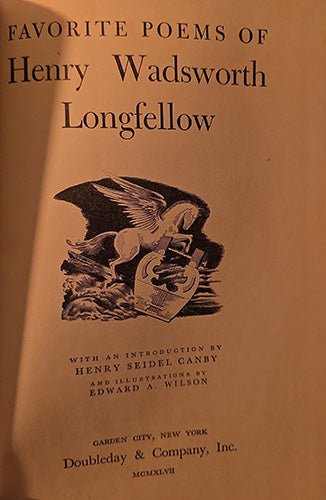 Favorite Poems of Henry Wadsworth Longfellow by Henry Wadsworth Longfellow – rare, vintage, or collectible item from Deb’s Book Paradise