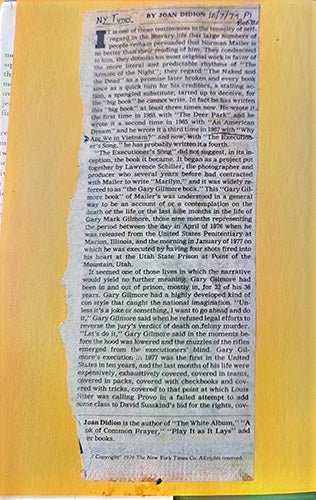Norman Mailer's Pulitzer Prize winning : The Executioner's Song First Edition – rare, vintage, or collectible item from Deb’s Book Paradise