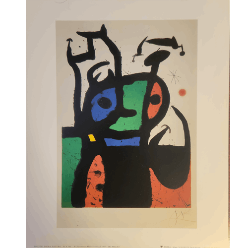 Miró art print: The Matador
