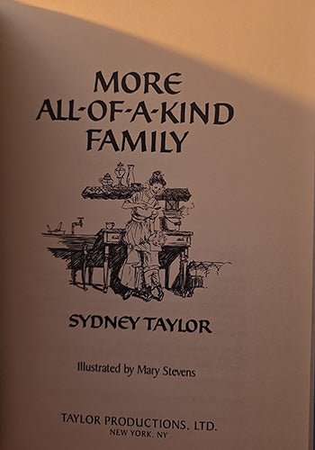 The All - of - a - Kind Family Series (4 Volumes) — Sydney Taylor | Like New Vintage Set – rare, vintage, or collectible item from Deb’s Book Paradise