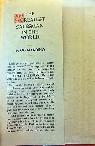 The Greatest Salesman in the World by Og Mandino — 1968 First Edition – rare, vintage, or collectible item from Deb’s Book Paradise